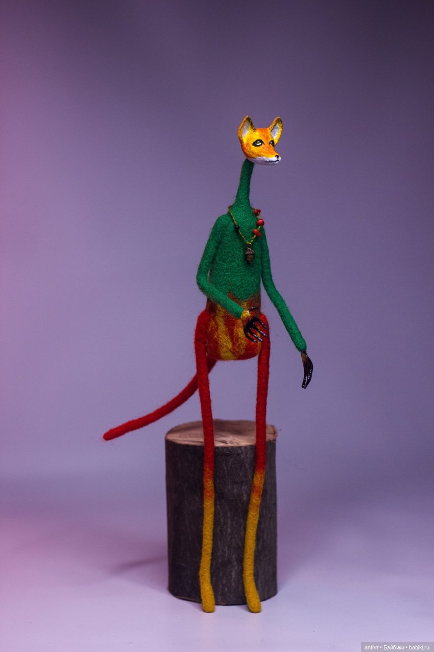 Подборка работ Куклы из шерсти и фигурки из папье-маше (фото 5)