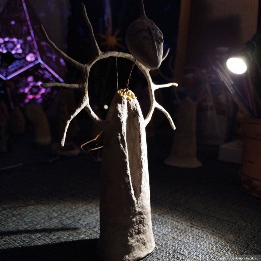 Подборка работ Куклы из шерсти и фигурки из папье-маше