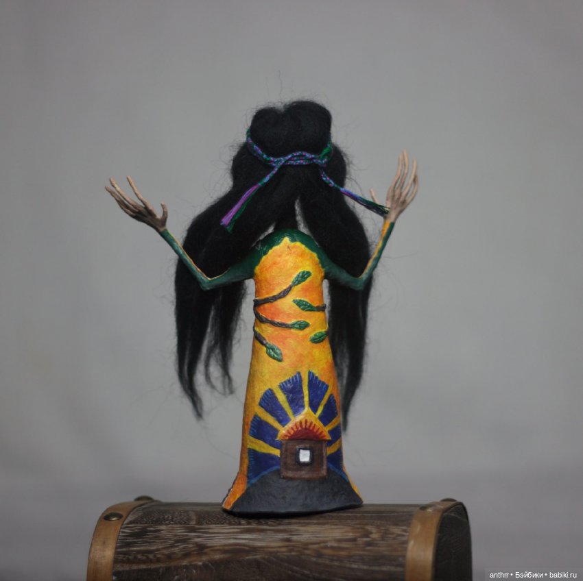 Подборка работ Куклы из шерсти и фигурки из папье-маше