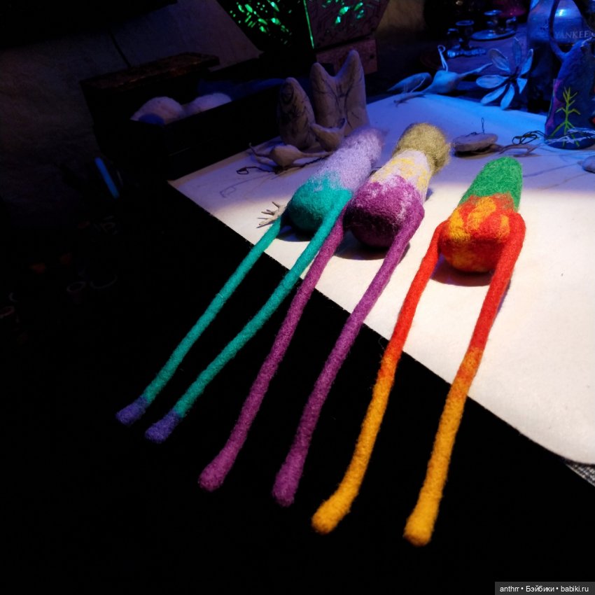 Подборка работ Куклы из шерсти и фигурки из папье-маше