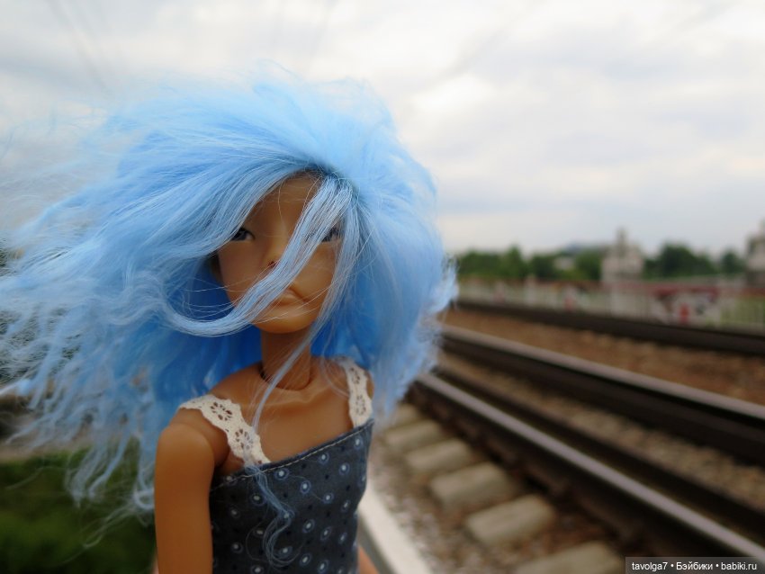 Бохо у реки. Голубое — Куклы Мукла (Mooqla) Полины Волошиной: легенды (фото 4)