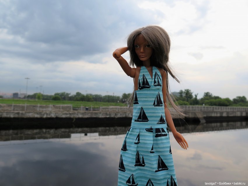 "Регата". Платье для mooqla (фото 9)