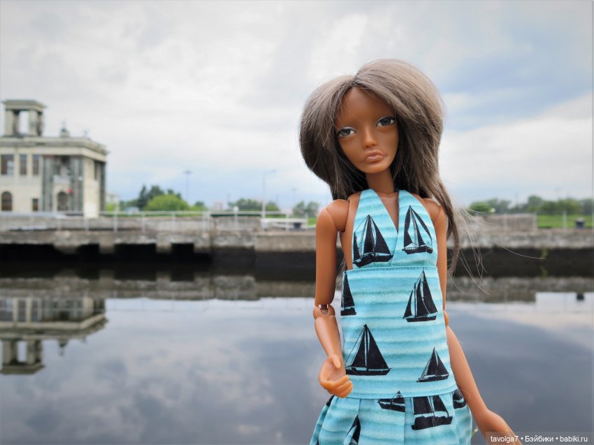 "Регата". Платье для mooqla (фото 8)