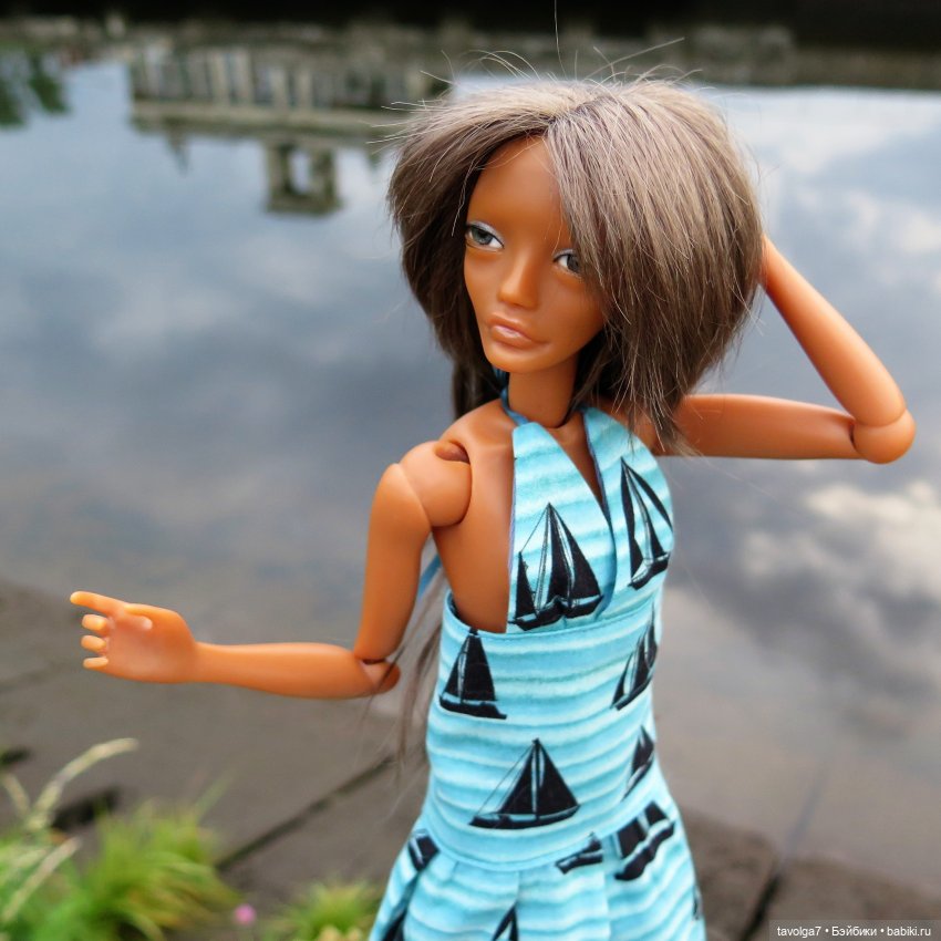 "Регата". Платье для mooqla (фото 5)