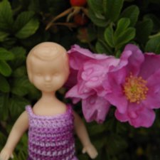 Три платья для Дюймовочки.