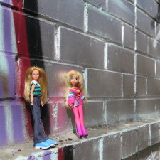 Винтаж и современная девушка 1/12 и весна.