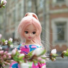 Кукла Licca и апрель в Москве.