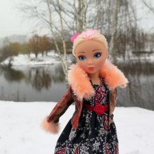 Зима с "Умницей" Кирой.