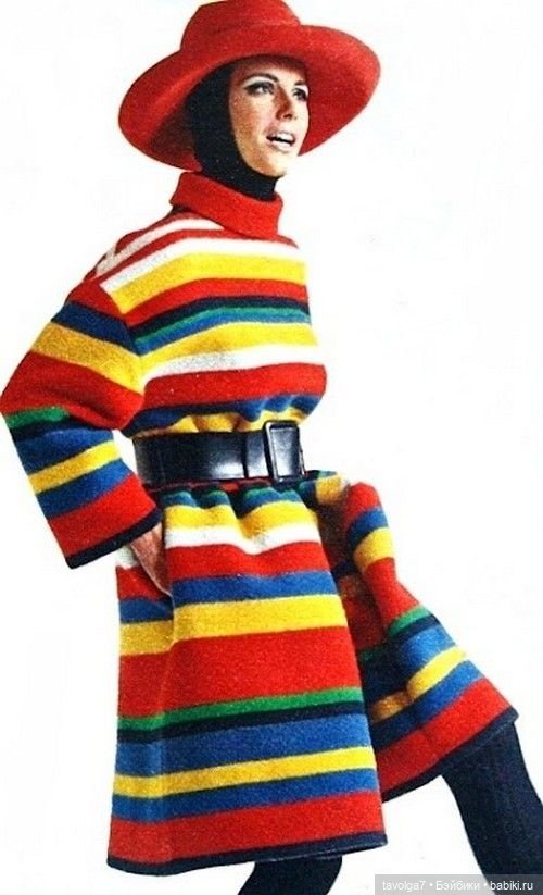 Динамичный трикотаж в моде 1960х (фото 3)