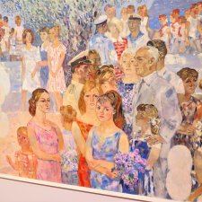 Одна картина с выставки "Ленинградский пейзаж".