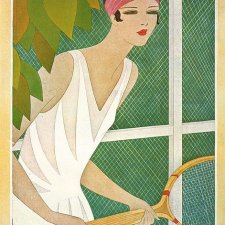 Летние обложки Vogue 1920х.