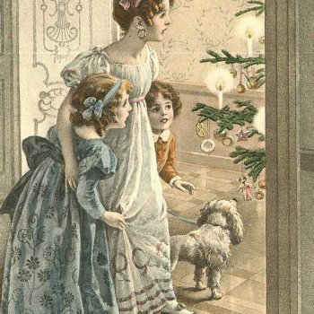 Новогодние открытки XIX-начала ХХ века