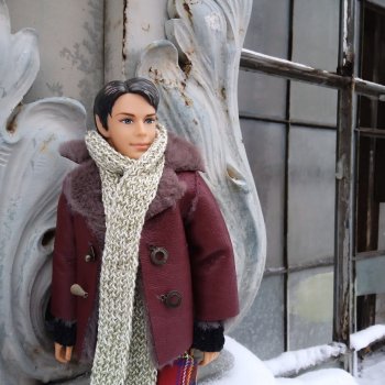 Эльф в зимнем Кронштадте