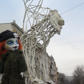 Катрин-Мария с друзьями в Питере