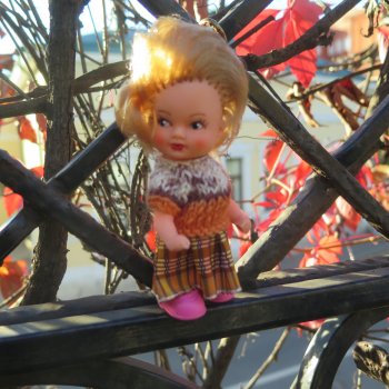 Ари первая прогулка по Москве