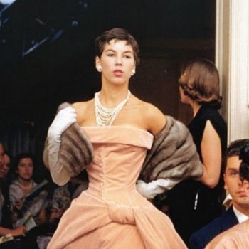 Зимняя мода 1950х