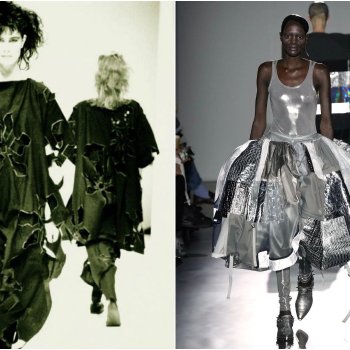 Концепция бомж-стайл 2000е-2020е на подиумах, мужские показы