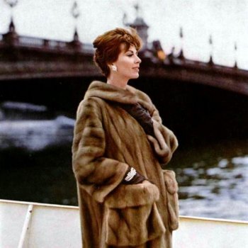 Зимняя мода 1960х