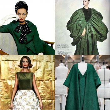 "Greensleeves" в моде 1950х, 1960х и 2020х.