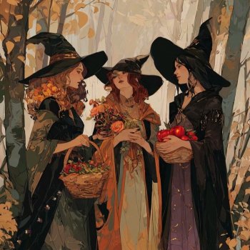 Ведьмы, бохо, осень, колдовство, мода...