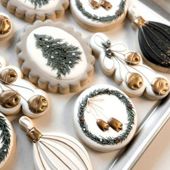 Новогодние печенья и зефир!