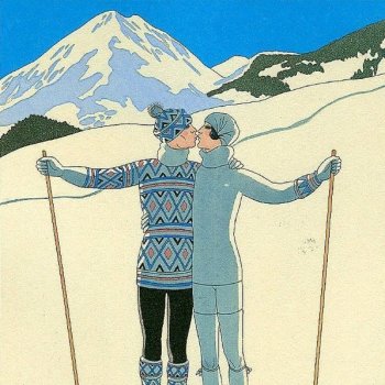 Зимняя мода 1920-х