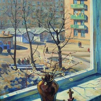 Верба - цвет, свет, живопись