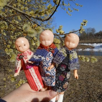 "Три очень милых феечки" в исполнении Дюймовочек Аским