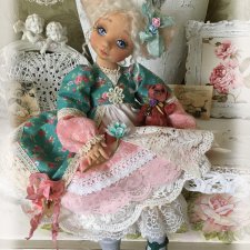 Коллекционная, текстильная кукла Зосенька