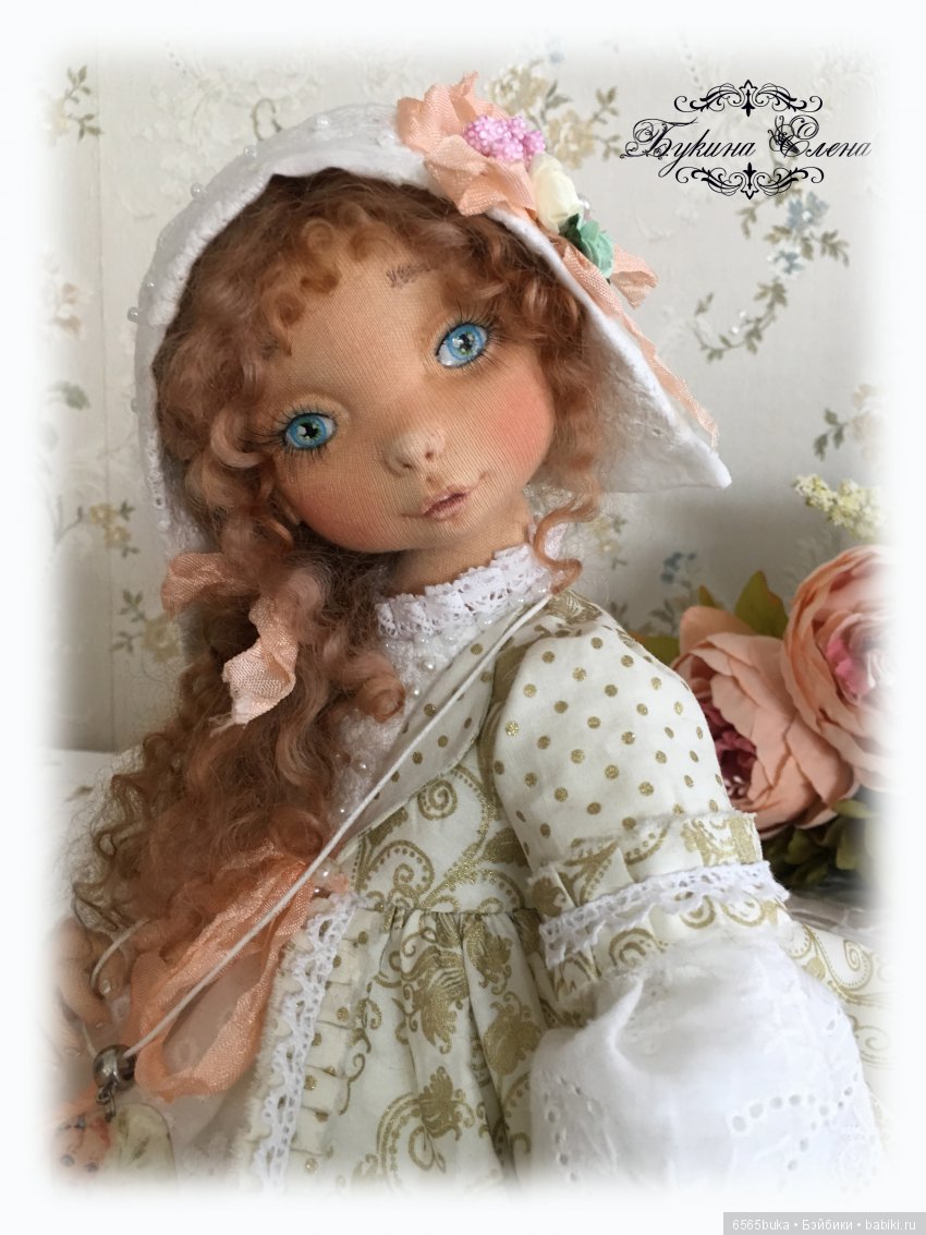 Виталинка, коллекционная текстильная кукла