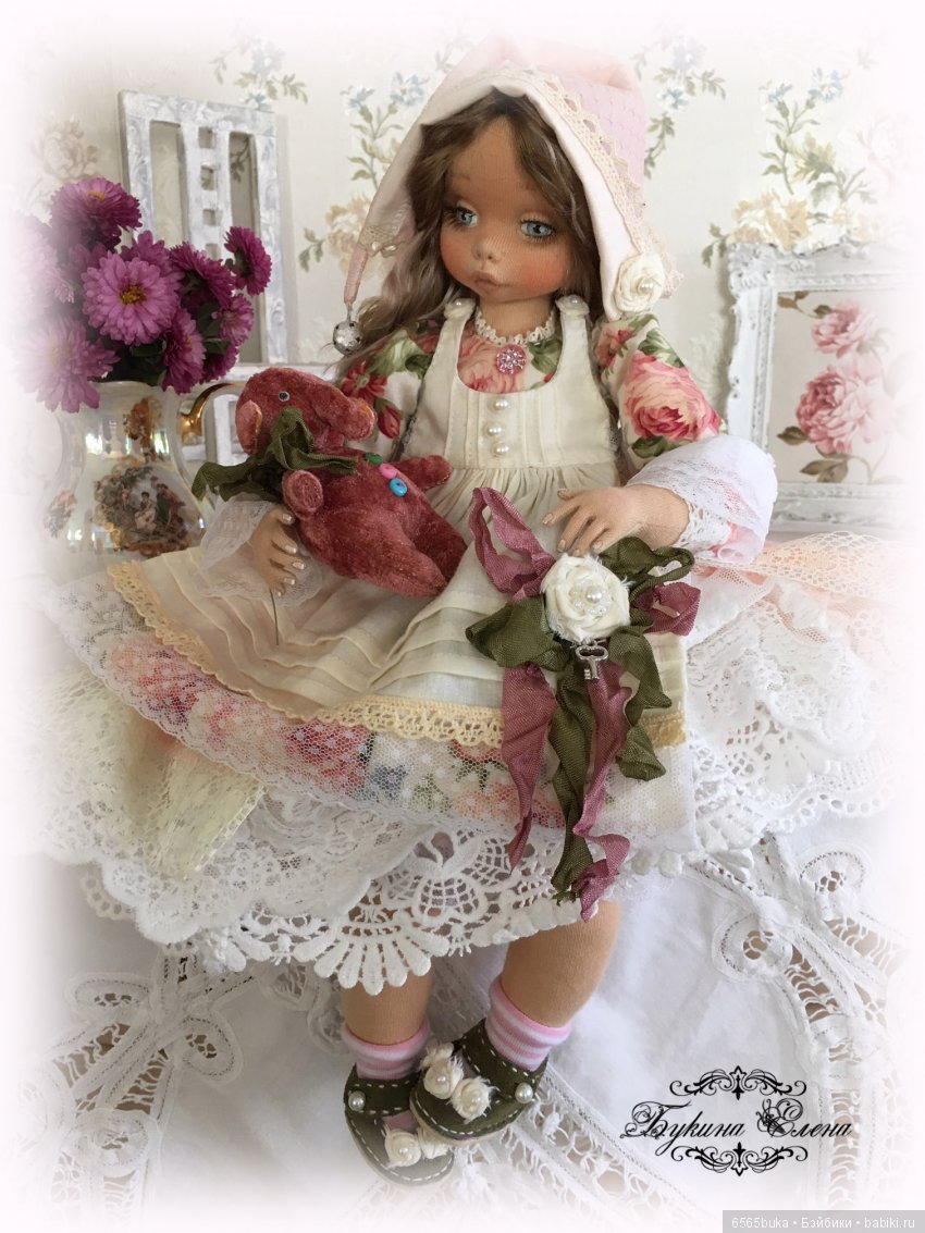 Коллекционная, текстильная кукла