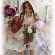 Коллекционная, текстильная кукла