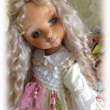 Коллекционная текстильная кукла