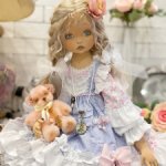 Сонечка, коллекционная текстильная кукла.