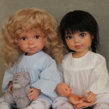 Кастом кукол Юми и Карлоты Вестиды де Азул, Vestida de Azul