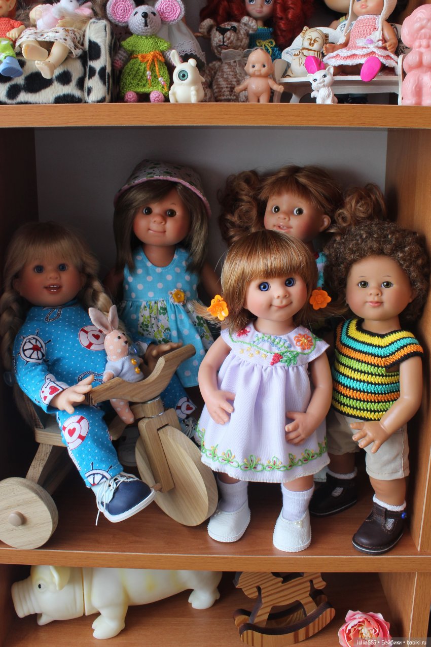 Куклополки. Вспоминаем и сравниваем:)