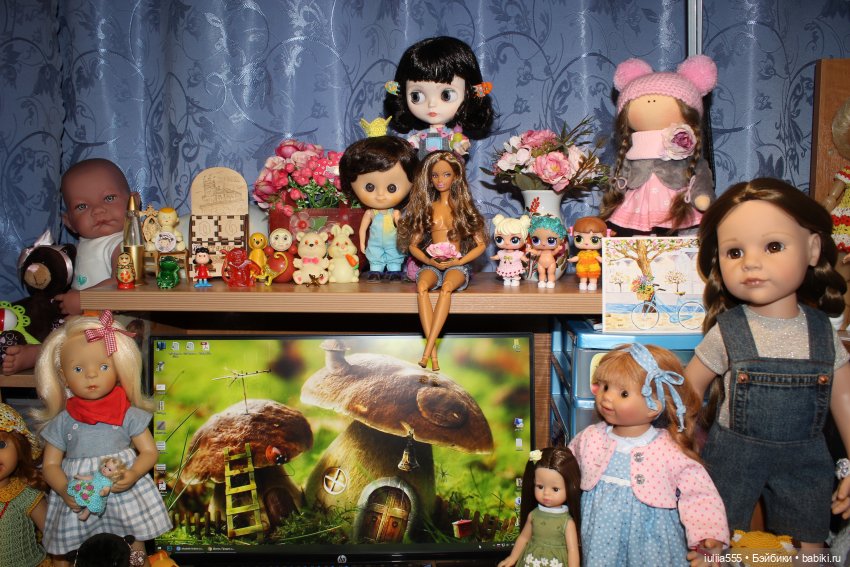 Куклополки. Вспоминаем и сравниваем:)