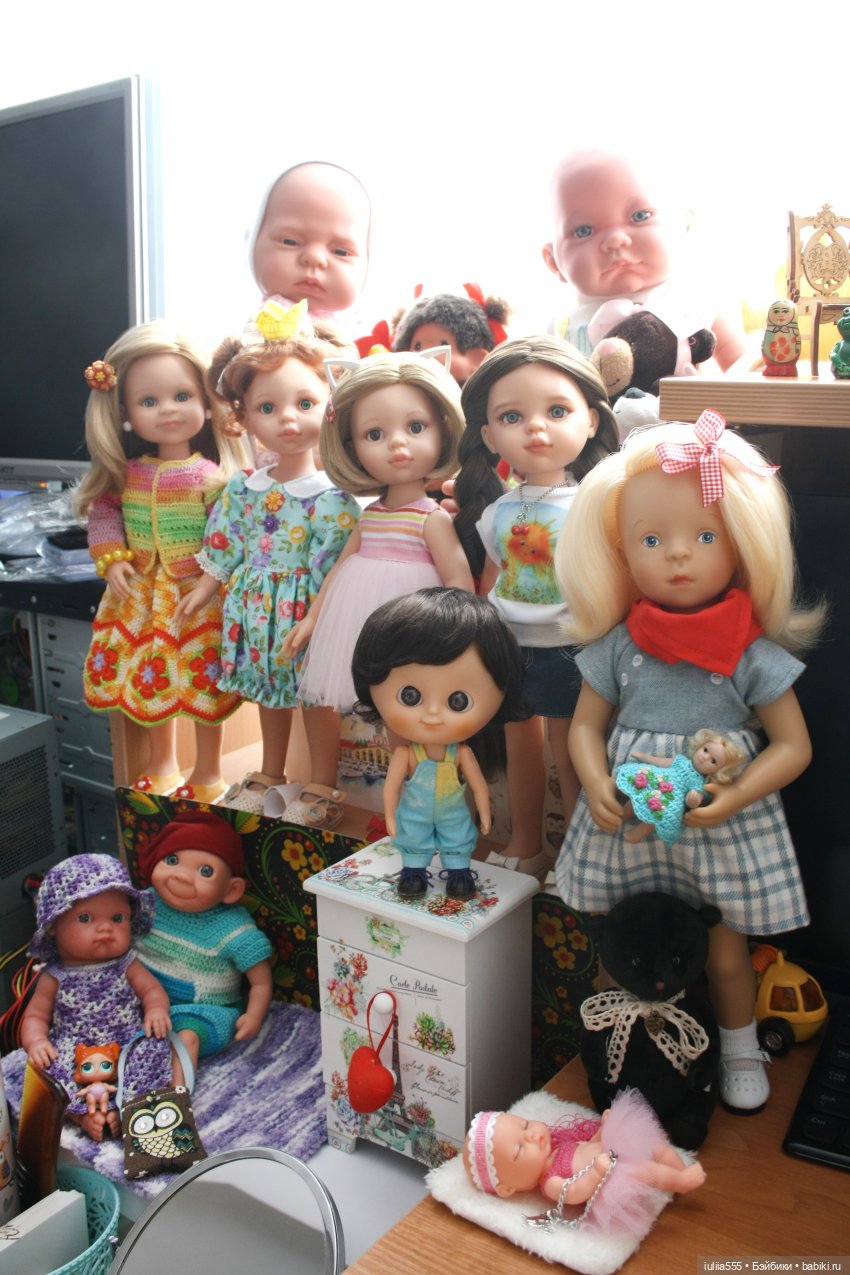 Куклополки. Вспоминаем и сравниваем:)