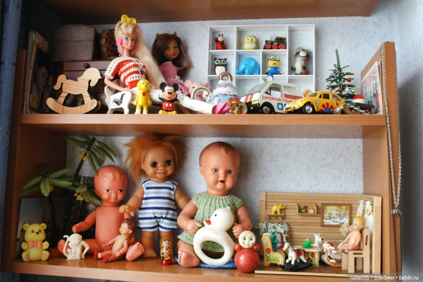Куклополки. Вспоминаем и сравниваем:)