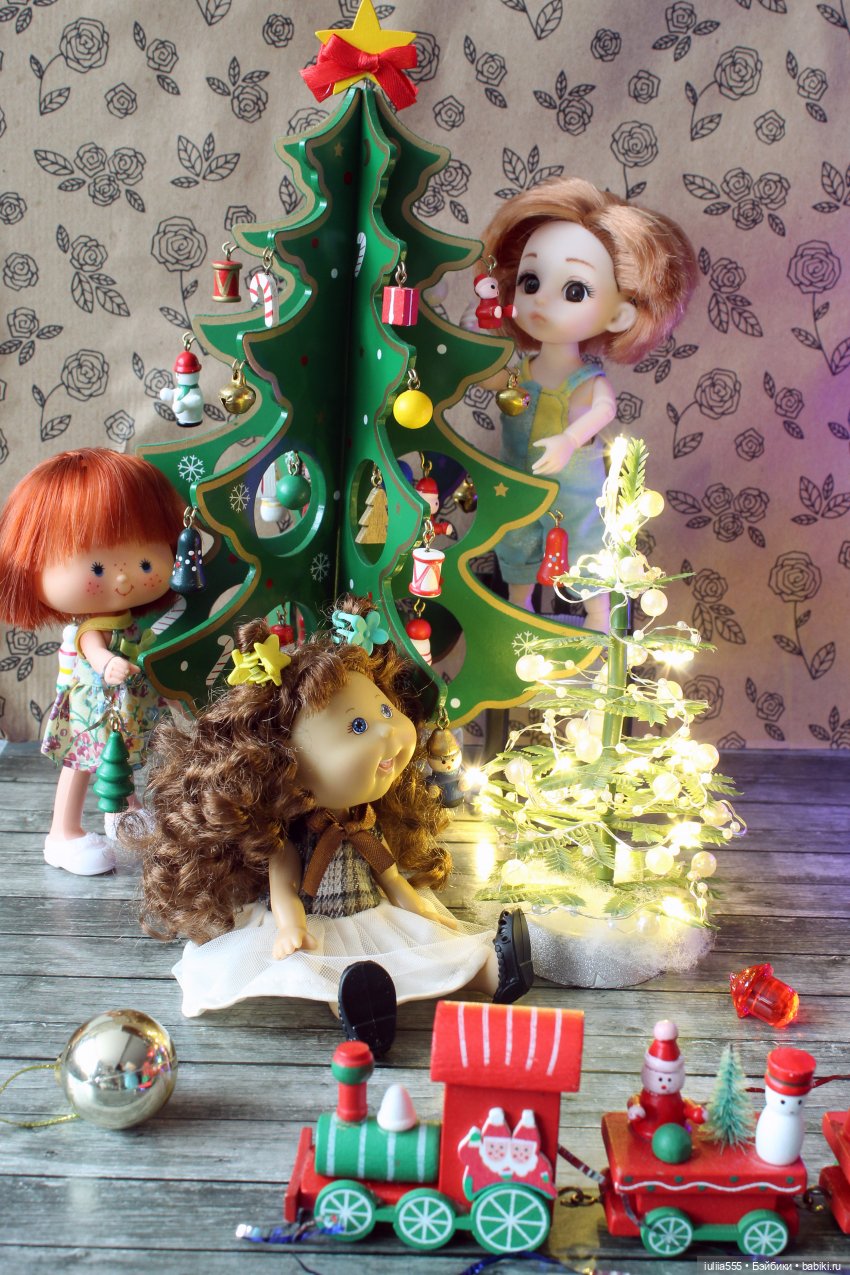 Ёлки, куклы, Новый год — Домашние коллекции кукол: фото собраний