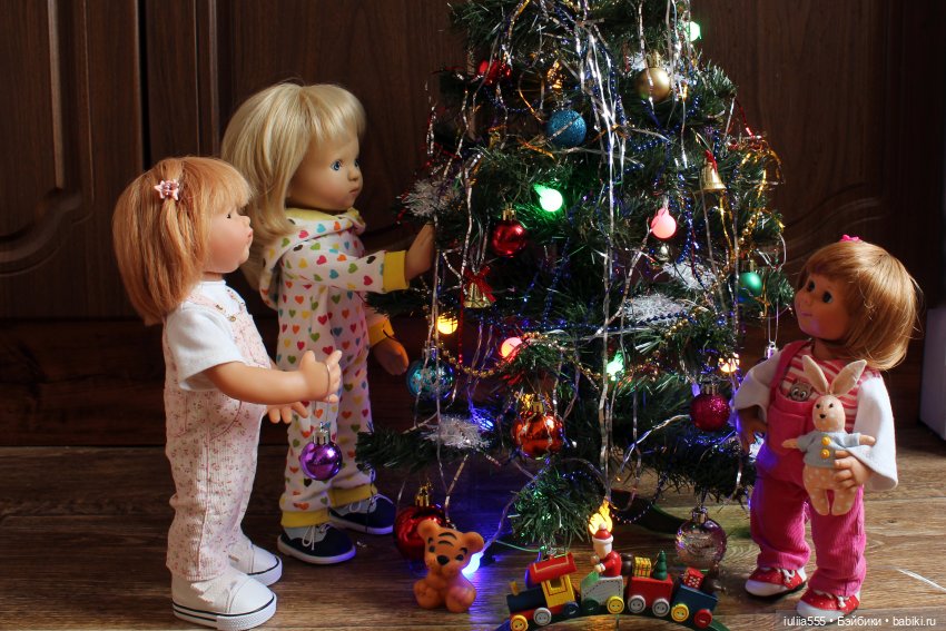 Ёлки, куклы, Новый год — Домашние коллекции кукол: фото собраний