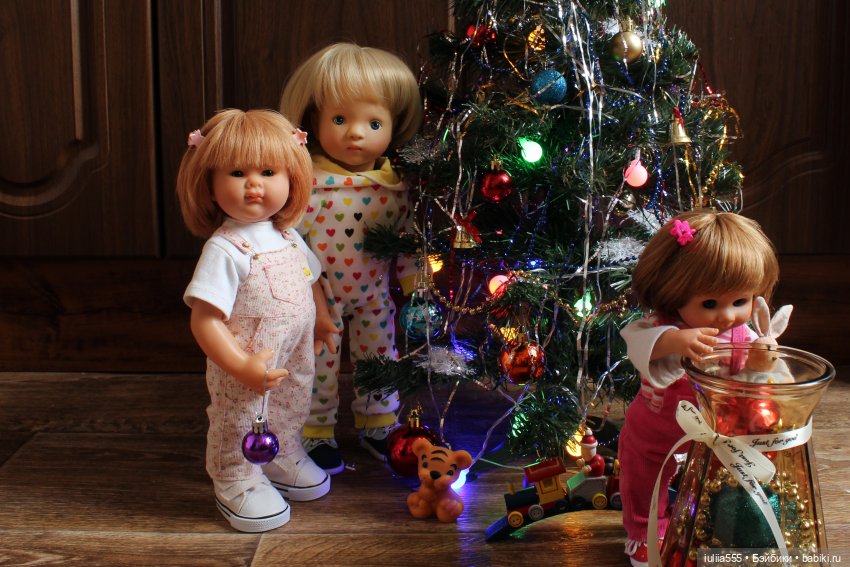 Ёлки, куклы, Новый год — Домашние коллекции кукол: фото собраний