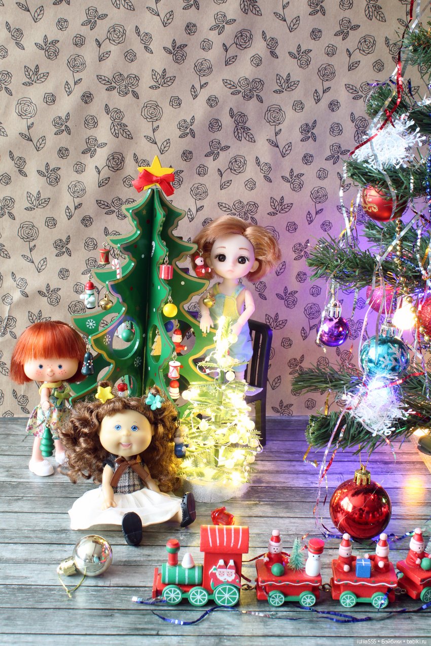 Ёлки, куклы, Новый год — Домашние коллекции кукол: фото собраний