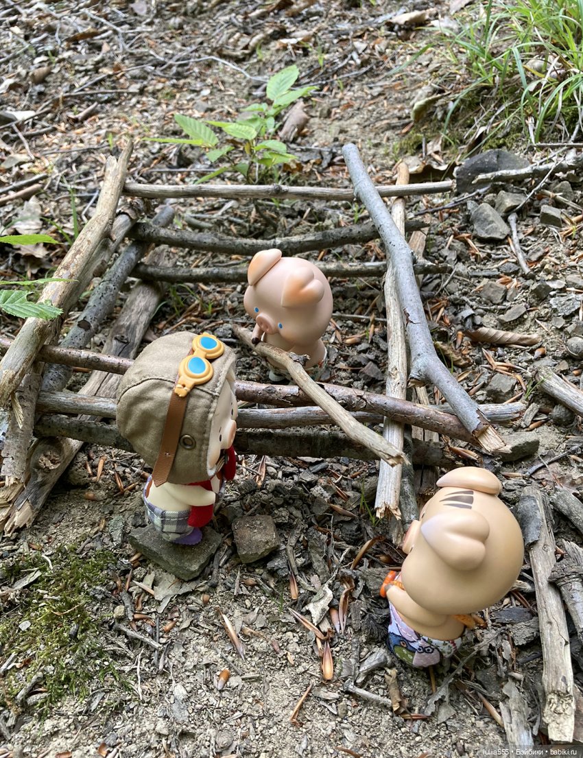 У леса на опушке гуляли три свинюшки (фото 7)