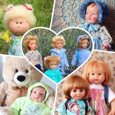 Праздничная перестановка на куклополках