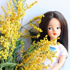 Мартовские цветы и любимые куклы