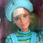 Cool Blue Barbie (шарнирная Барби молд Маки) 1997 NRFB
