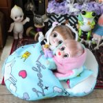 Аксессуары для кукол - мягкая кроватка-спальник