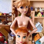 Эльза на шарнирном теле и голова Анны