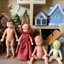 Пупсики, куколки винтажные